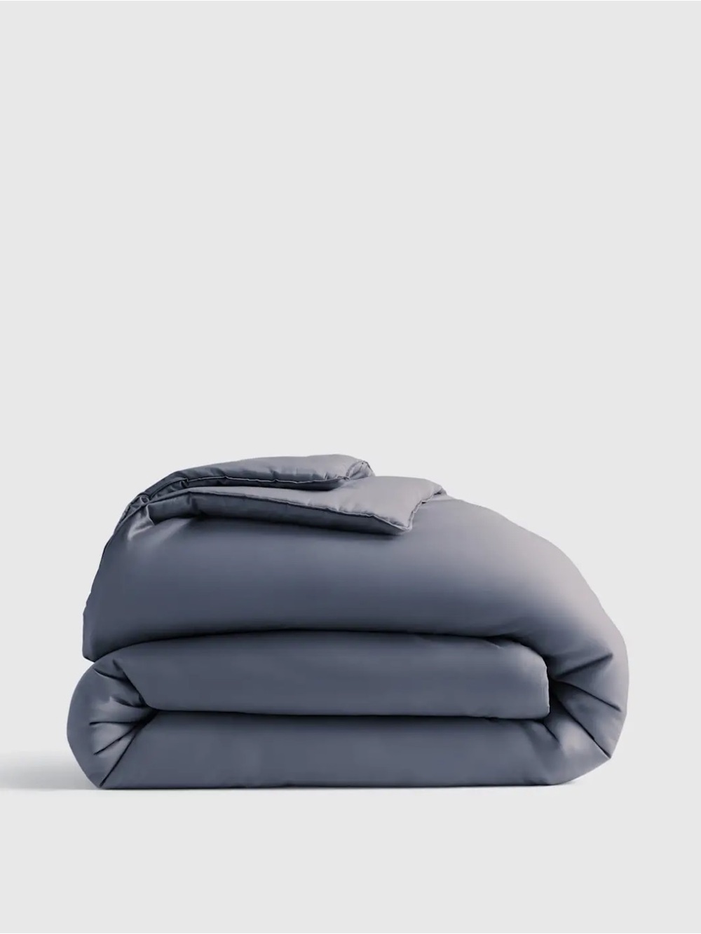 Quince Organic Sateen Comforter in Mineral